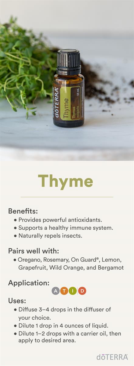 Thyme essential oil