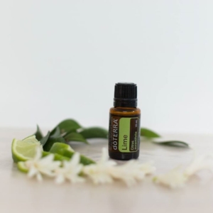 Bottle of Lime Essential Oil