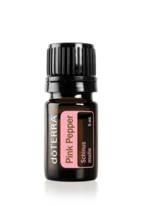 Bottle of black pepper essential oil